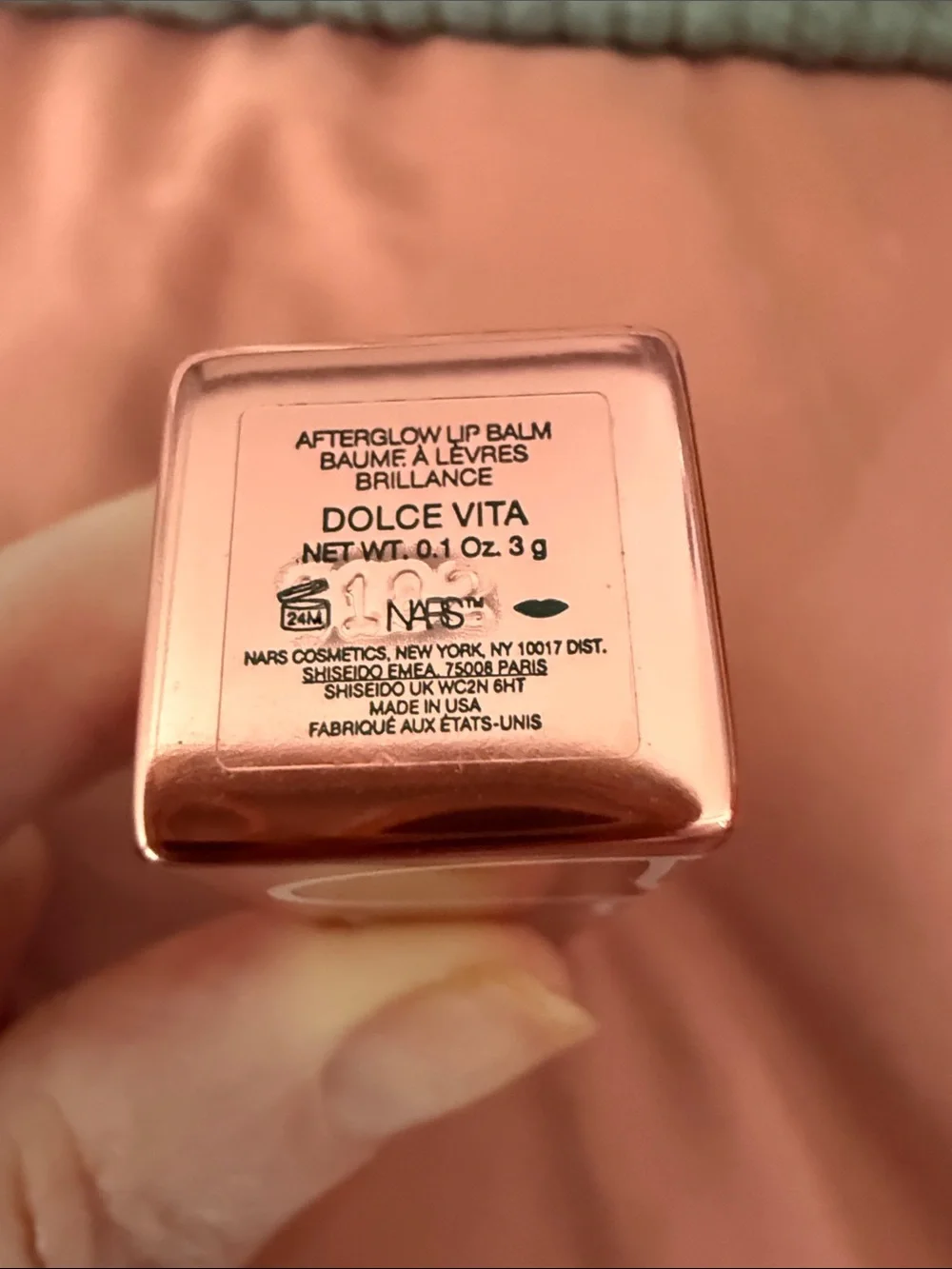 NARS afterglow lip